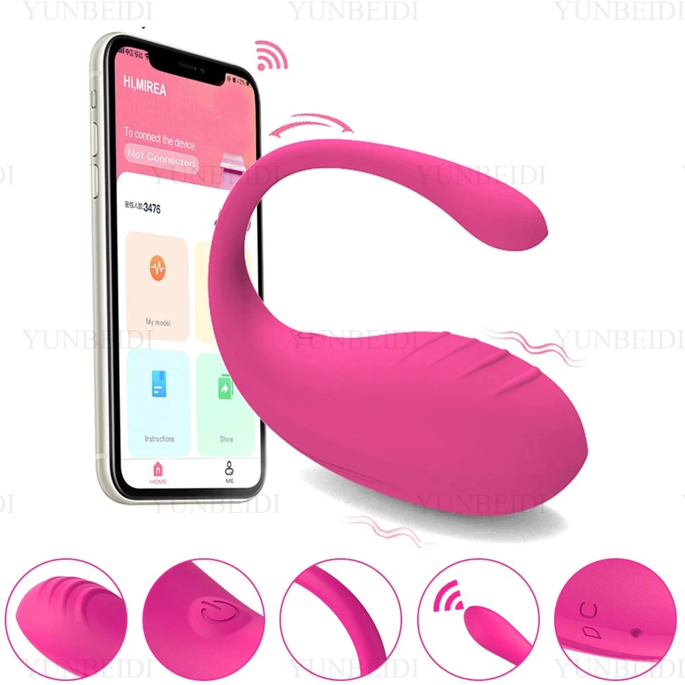 Medical Laboratory Science - APP リモコン式卵型振動器 女性用ペニスバイブレーター 膣内 10段階速度調整 Gスポット