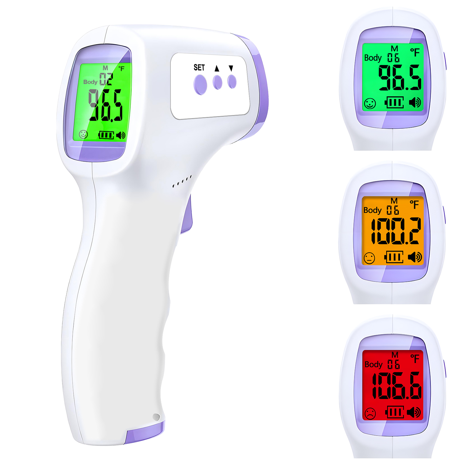 Digital Thermometer Infrared - 大人と子供のための非接触デジタル額温度計,発熱検査,非接触赤外線温度計