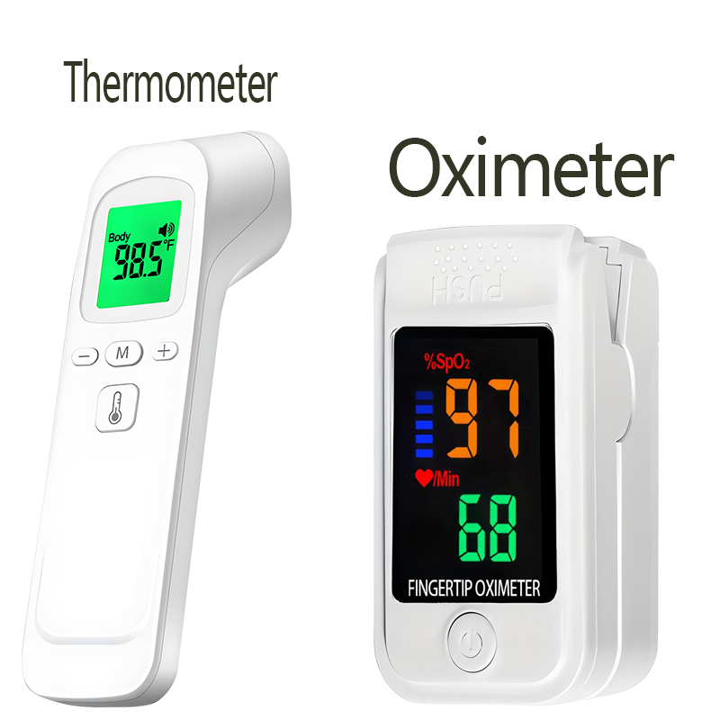 Digital Thermometer Infrared - デジタル額体温計 電子非接触式臨床精度 非接触体温計 発熱または酸素飽和度測定器