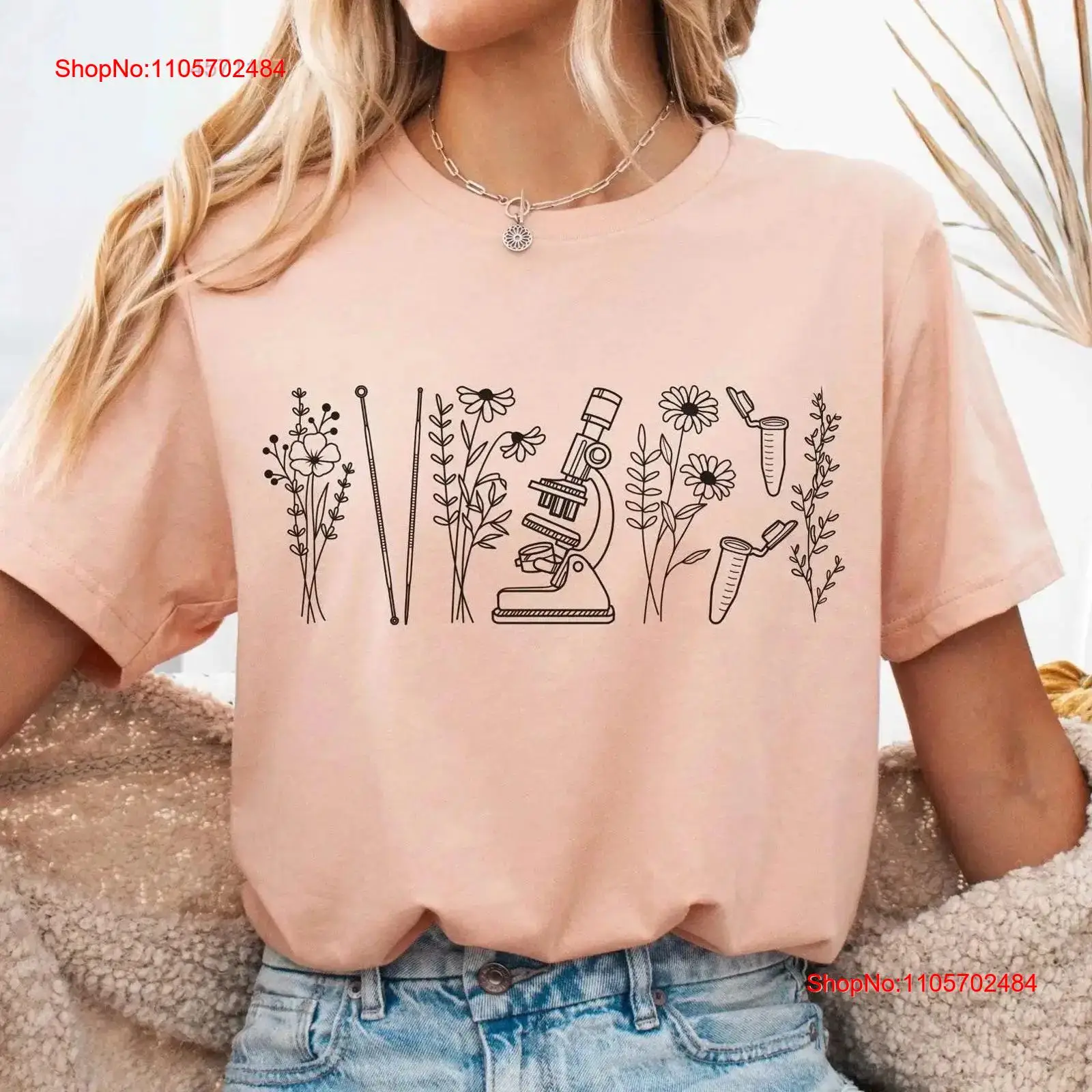 Medical Laboratory Technologist - 微生物学Tシャツ 生物学教師 顕微鏡 医療技術者 病理学研究者 女性向け