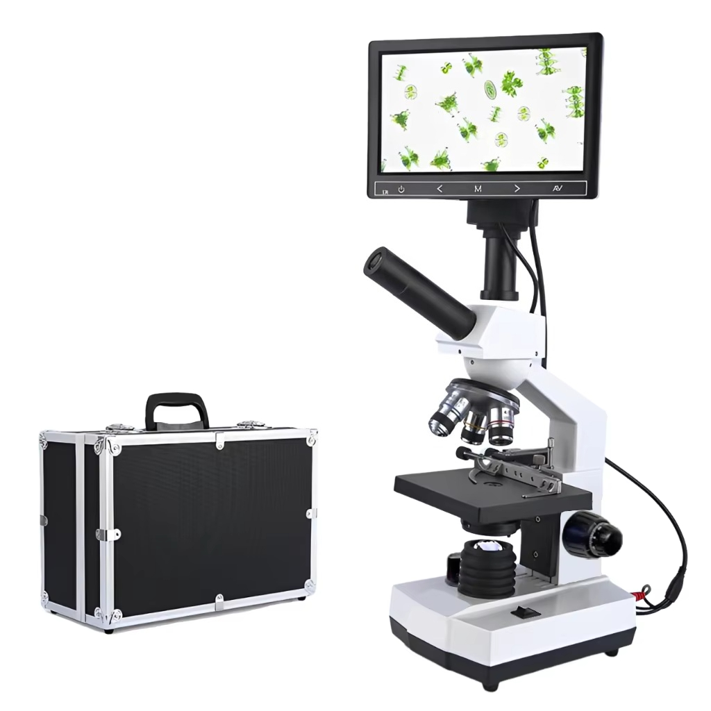 Medical Lab Usa - トップセラーHDスクリーンデジタル顕微鏡双眼生物顕微鏡400倍細胞生物顕微鏡医療ラボ生物顕微鏡
