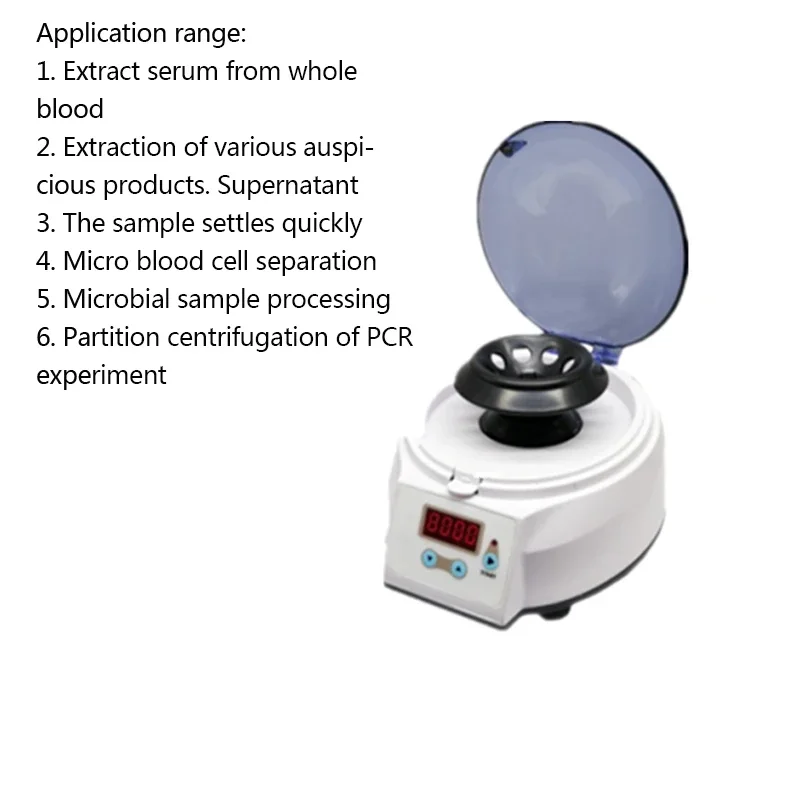 Medical Lab Upgrade - 高速電動マイクロ遠心機 ミニ医療ラボ用マイクロ遠心機 4000-8000Rpm 0.2ml 0.5ml 1.5ml