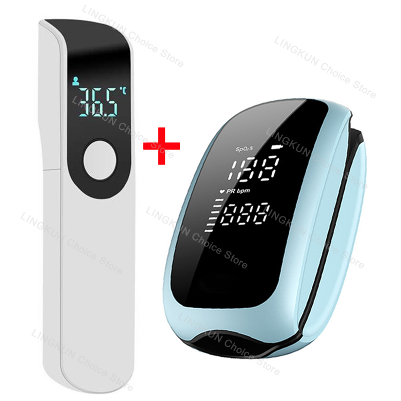 Digital Thermometer Infrared - 充電式酸素濃度計赤外線発熱温度計デジタル LCD 幼児大人非接触レーザー体温耳温度計