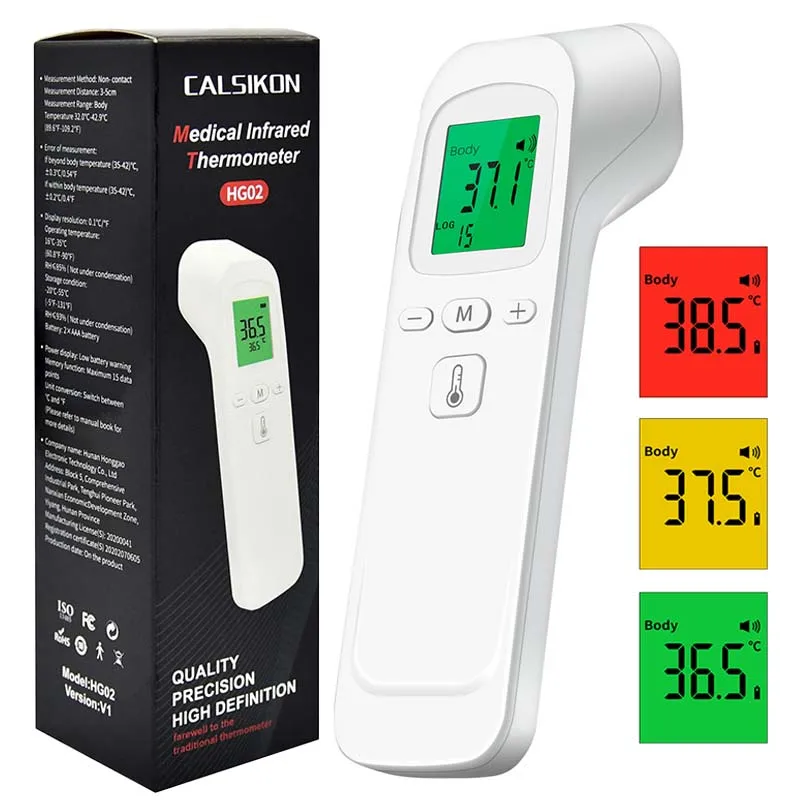 Digital Thermometer Infrared - 医療用デジタル赤外線温度計迅速な温度測定医療用ハンドヘルド本体額非接触温度計