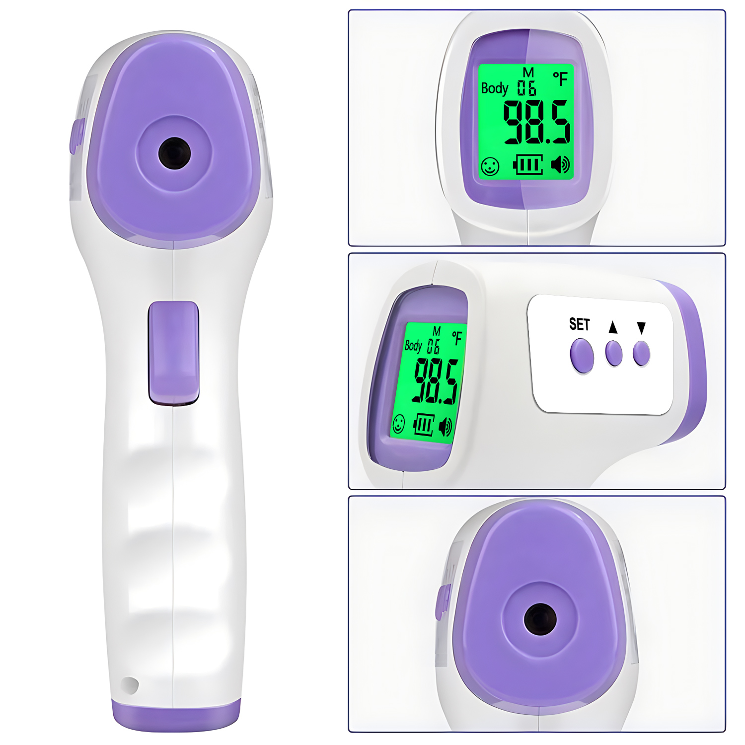 非接触デジタル赤外線額温度計または指先パルスオキシメーター酸 - Digital Thermometer Infrared のレビューと価格
