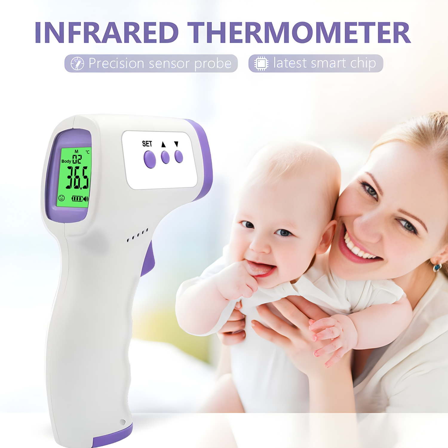 大人と子供のための非接触デジタル額温度計,発熱検査,非接触赤 - Digital Thermometer Infrared のレビューと価格