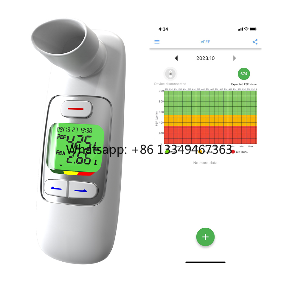 医療用Bluetooth肺機能検査携帯型スパイロメーター機器 - Spirometer Lung Function のレビューと価格