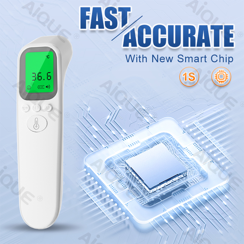 AiQUE 赤外線体温計額 ℃ / ℉   デジタル LCD - Digital Thermometer Infrared のレビューと価格