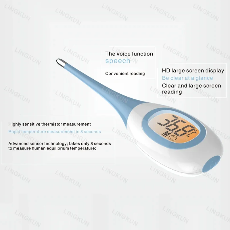 シリコーン高速 8S 発熱用温度計デジタル赤外線基礎体温計口 - Digital Thermometer Infrared のレビューと価格