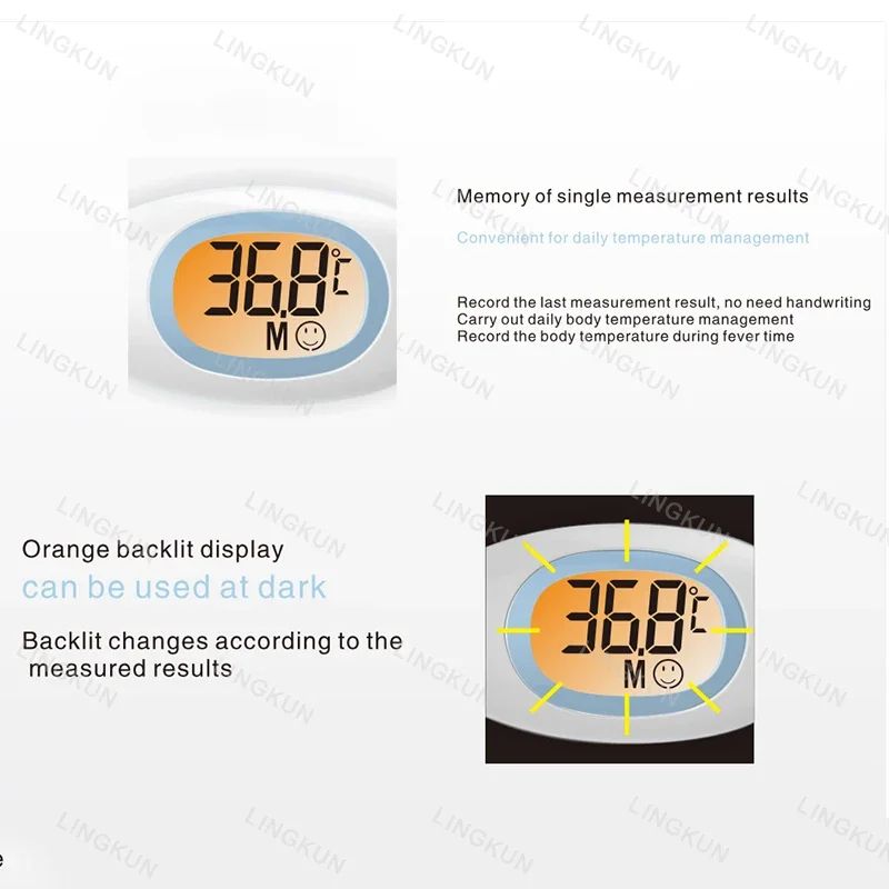 シリコーン高速 8S 発熱用温度計デジタル赤外線基礎体温計口 - Digital Thermometer Infrared のレビューと価格