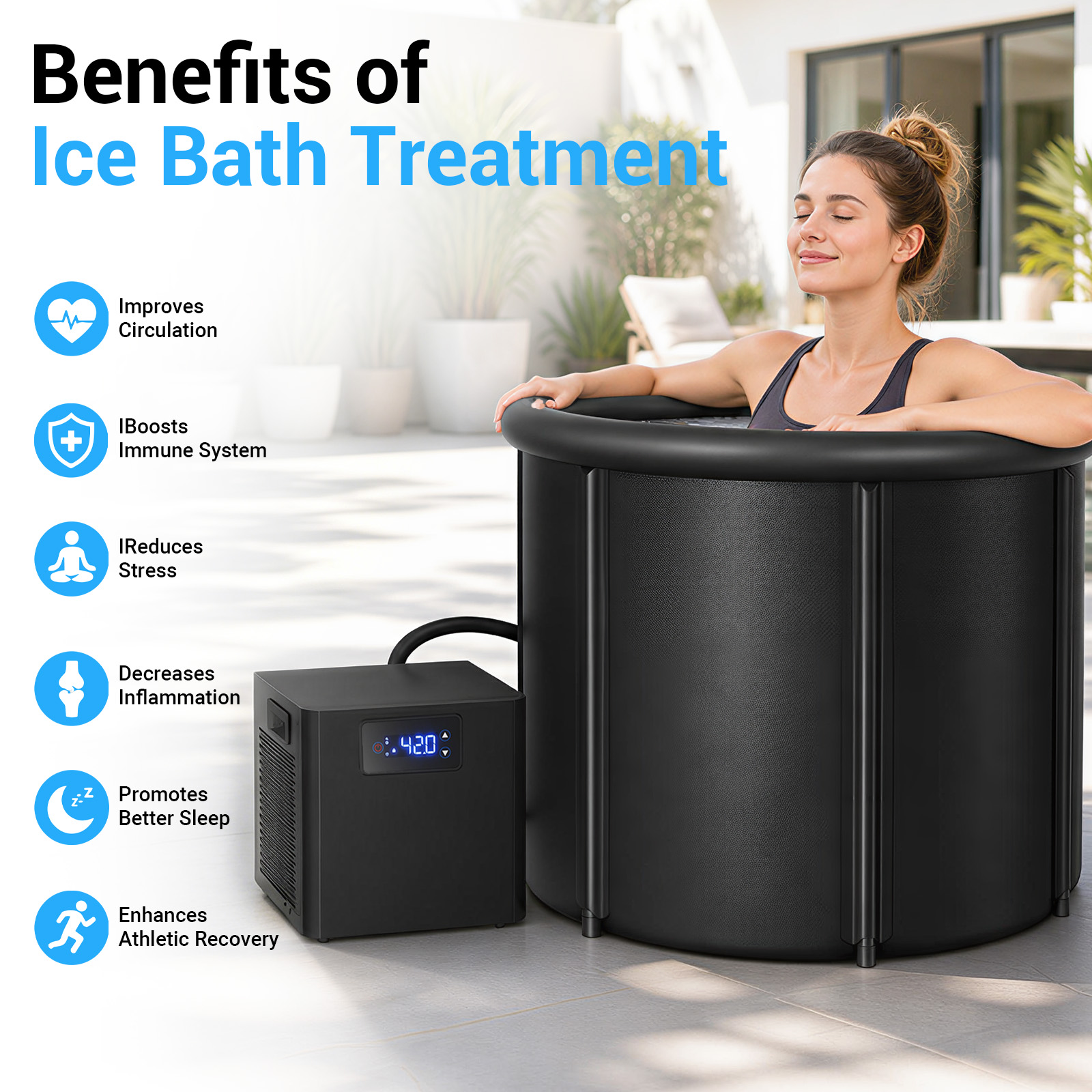 オーバル型アイスバスチラー＆コールドプランジタブキット、1/ - Medical Lab Upgrade のレビューと価格
