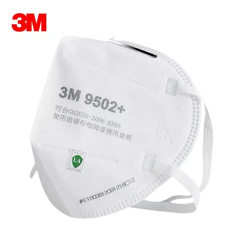 KN95成人用フェイスマスク、再利用可能なイヤーループヘッド - 3M Mask 9502+ のレビューと価格