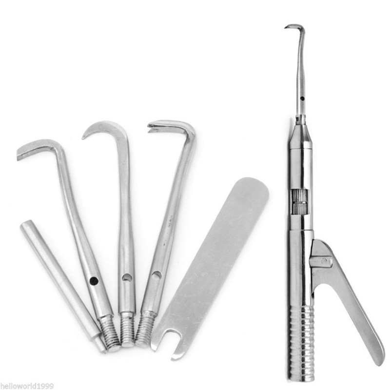 1 セット歯科自動singlehandedクラウンリムーバー - Surgical Instrument Set のレビューと価格