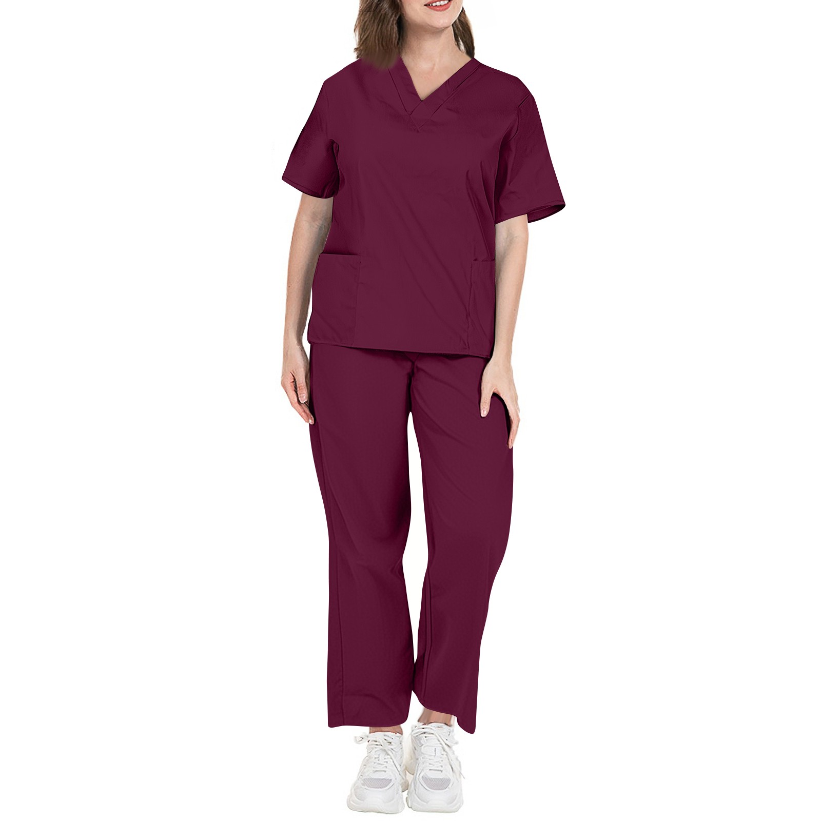 女性用ジョガーセット、ビューティーコスチューム、高品質スクラ - Medical Lab Uniform のレビューと価格