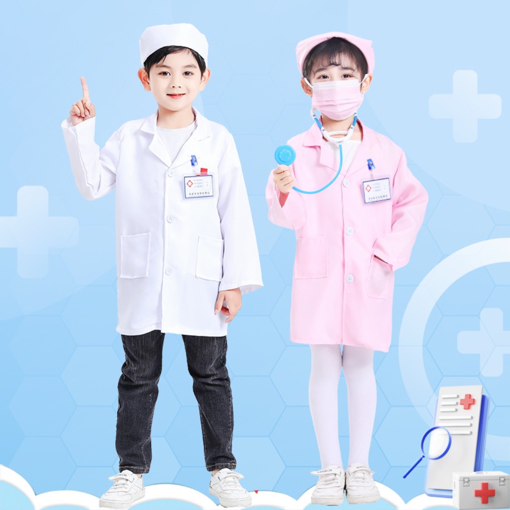 キッズドクター＆ナースロールプレイコスチュームセット、ステー - Medical Lab Usa のレビューと価格