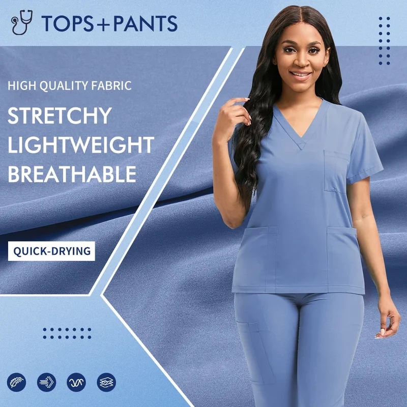 COSWomen 医療スクラブセット ナースユニフォーム白衣 - Medical Lab Units のレビューと価格