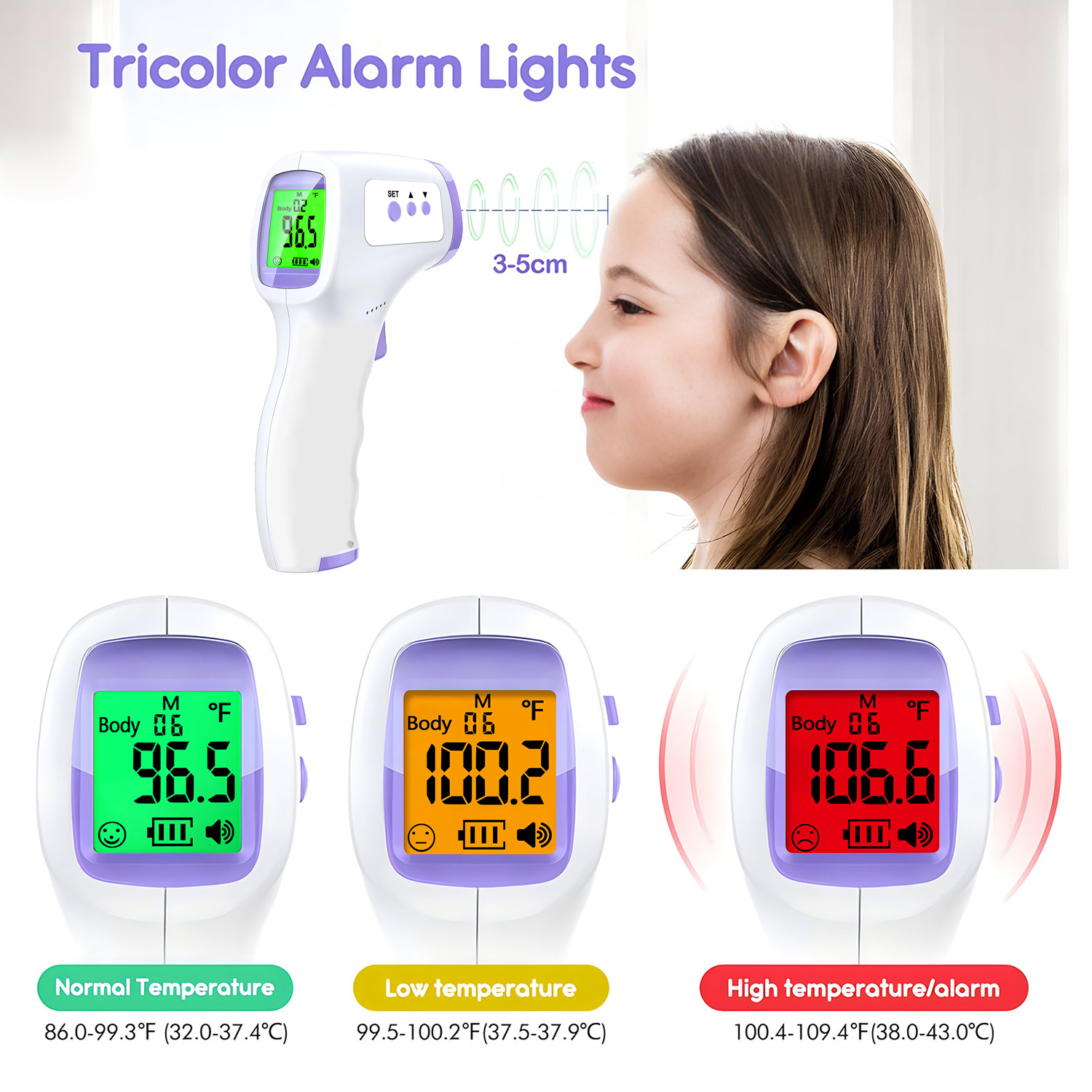 医療用体温計バックライト付き非接触デジタル体温計測定ツールま - Digital Thermometer Infrared のレビューと価格